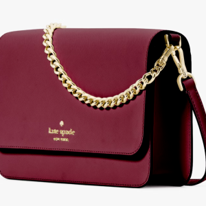 Kate Spade Madison Flap Crossbody Bag Purple Leather Chain Purse KC430 NWT FS