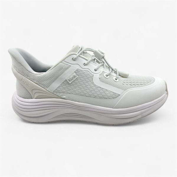 Kizik London White Womens Athletic Sneaker