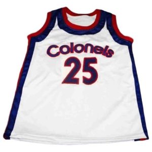 Maurice Lucas Custom Colonels Kentucky Basketball Jersey Sewn White Any Size