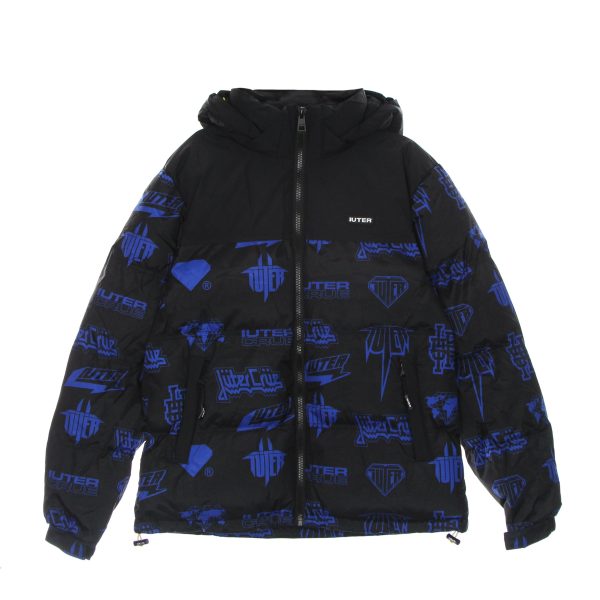Men's Down Jacket Horns Allover Puff Jacket Black