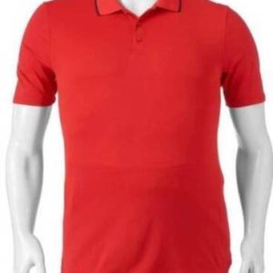 Mens Polo Big Tall Golf FILA Red Short Sleeve Tru Dry Classic Shirt $48-sz 2XLT