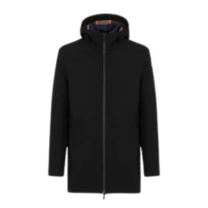 Men's jacket Suns Furry double long Black/Dark blue