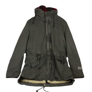 Men's parka jacket with insert