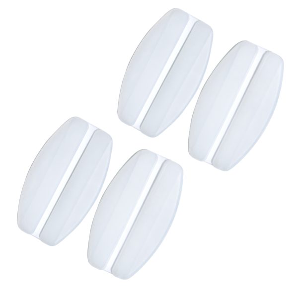 More of Me to Love No-Slip Bra Strap Holder 2-Pack (4 Units), White, Silicone