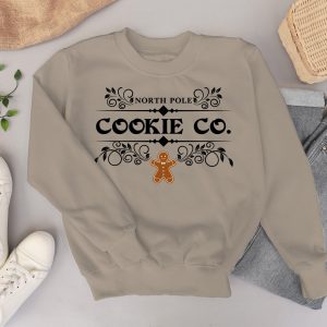 North Pole Milk And Cookie Co. Baking Santa's Favorites Since 1943 Shirt, NORTH POLE Christmas SWEATSHIRT, Funny Christmas North Pole Tees
