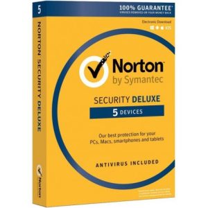 Norton Security Deluxe Key (Digital Download) - 5 Devices - 1 Year