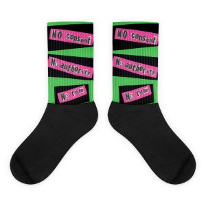 Original Exclusive Designer Socks by Aditi-Kali-"No COnsent"