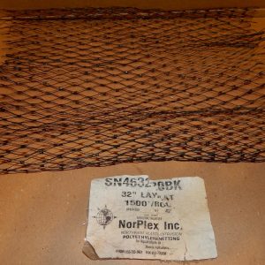 Polyethylene Netting Erosion Control Aquaculture Marine 32" Stretch x 10' 166X