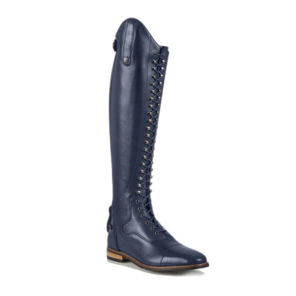 Riding boots with laces leather woman Premier Equine Maurizia Large