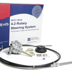 SHIP24-SeaStar SS14713 NFB 4.2 Rotary 13ft Outboard Steering Kit Teleflex Marine