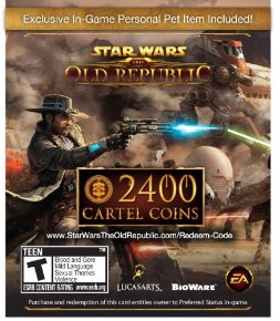 Star Wars: The Old Republic 2400 Cartel Coins Key