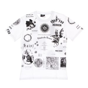 T-shirt Man Solid Manifesto Tee White