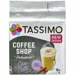 TASSIMO: Chai Latte Pods for a Tassimo machine -8 pods -FREE SHIPPING