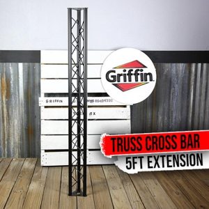 Triangle Truss Segment Extension by GRIFFIN | 5Ft Extra Trussing Section for DJ