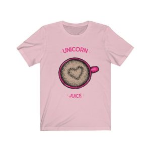Unicorn Juice Coffee Heart tshirt, Unisex Jersey Short Sleeve Tee