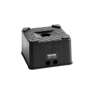VEVOR Trailer Jack Block, 6" High Heavy Duty RV Leveling Block with 6000 lbs Capacity, RV Jack Stand, Motorcycle Stand, Stool, Camper Accessories for Travel Trailers, 5th Wheels Class A/C Motorhomes
