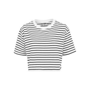 Woman's Urban Classic Striped Oversized T-shirt