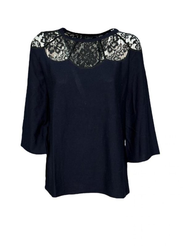 Women's W81T8026470 Shirt - Clips - blue.