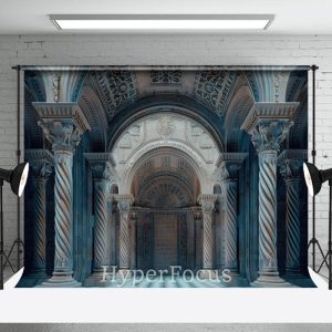 Ancient Grand Luxury Palace Architecture Backdrop - Aperturee