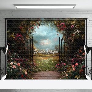 Aperturee Colorful Floral Natural Plant Scene Spring Backdrop, 3X2FT(1MX0.6M), 14 USD, spring backdrops, ENHD1J88-M