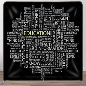 Aperturee Education Information Text Backdrop Cover For Decor - Aperturee
