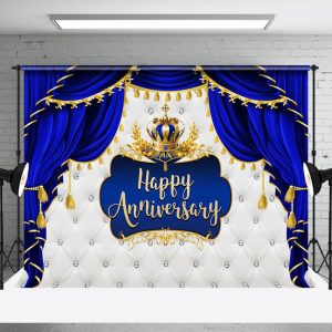 Aperturee Gold Anniversary Celebration Glamorous Backdrop