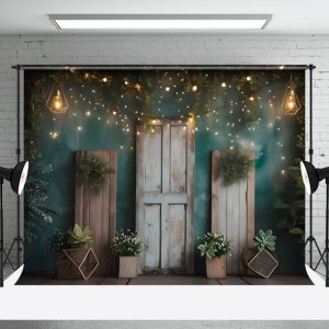 Aperturee Indoor Lights Balcony Spring Photography Backdrop