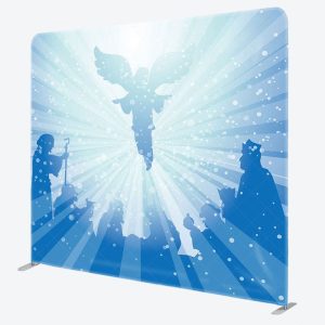Aperturee Jesus Purdue The Crowd Christmas Pillow Case Backdrop - Aperturee