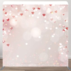 Aperturee Little Hearts Sweet Bokeh Valentines Day Backdrop - Aperturee