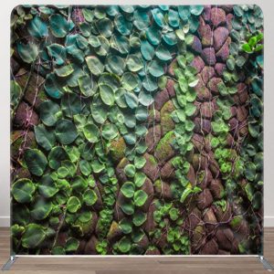 Aperturee Real Green Ivy Stone Wall Backdrop For Party Decor - Aperturee