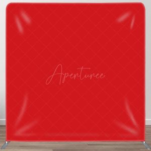 Aperturee Simple Solid Red Fabric Backdrop Cover For Photo Booth - Aperturee