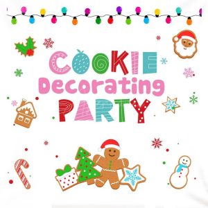 Christmas Cookie Decorating Pillow Cover Backdrop - Aperturee