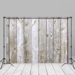 Faded Rustic Vertical Striped Wood Photo Backdrop - Aperturee