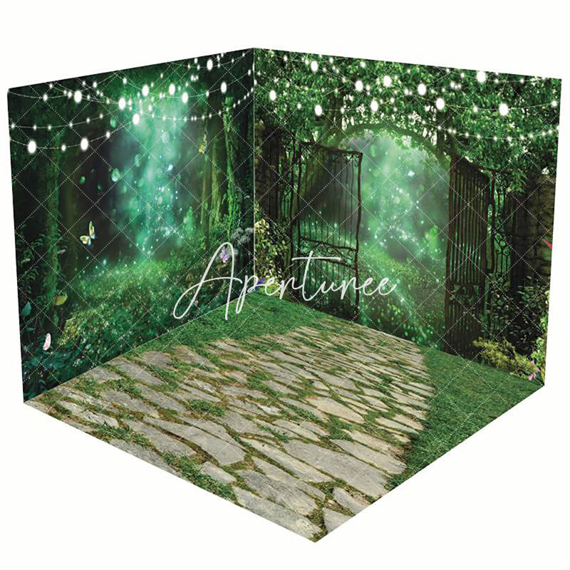 Fairy Tale Spring Forest Light Room Set Backdrop - Aperturee