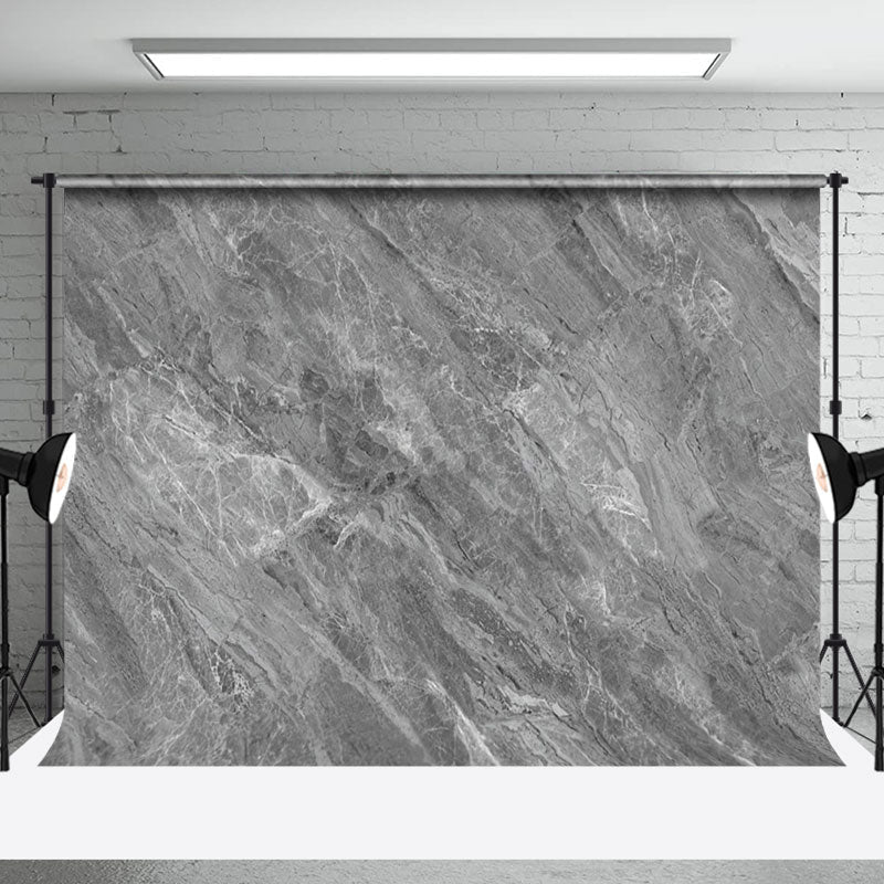 Grey Marble Texture Abstract Photography Backdrop - Aperturee