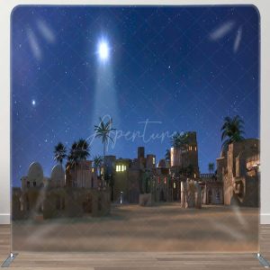 Holy Star Night Jesus Birth Pillow Case Backdrop - Aperturee