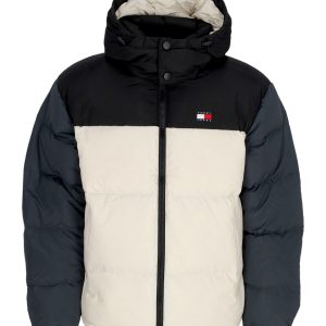 Jacket Man Alaska Colorblock Puffer Newsprint Multi