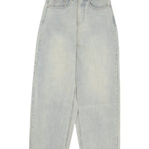 Jeans Man Denim Pants Dirty Wash