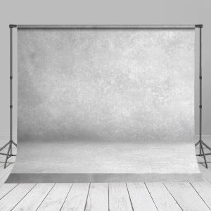 Misty Grey Texture Portrait Photography Backdrop - Aperturee