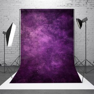 Mystical Gradient Purple Abstract Fuzzy Backdrop - Aperturee