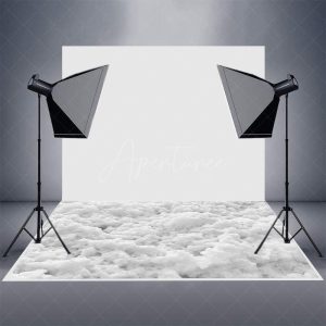 Peculiar Winter White Snow Scene Rubber Floor Mat - Aperturee