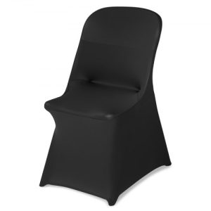 VEVOR 30 Pcs Black Chair Covers, Polyester Spandex Chair Cover, Stretch Slipcovers for Wedding Party Dining Banquet Flat-Front Chair Covers, Fits Chair Measures up to 18.11 x 19.69 x 33.86 inch