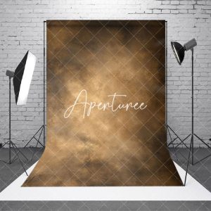 Vintage Brown Gray Abstract Fuzzy Retro Backdrop - Aperturee