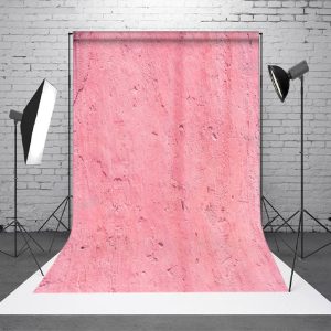 Vintage Light Pink Cement Paint Wall Photo Backdrop - Aperturee