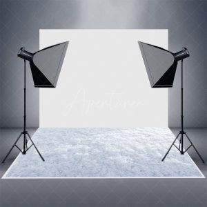 Winter Pure White Soft Snowfield Rubber Floor Mat - Aperturee