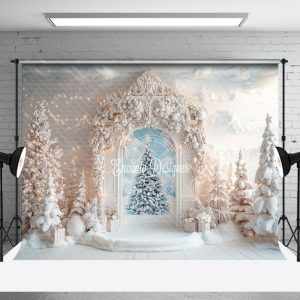Winter Wonderland Holiday Parties Photography Backdrop - Aperturee