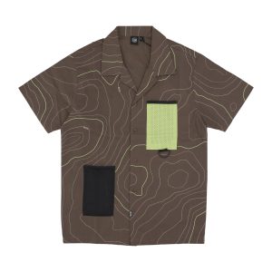 Dune Bowling Shirt Men's Short Sleeve Shirt Brown
