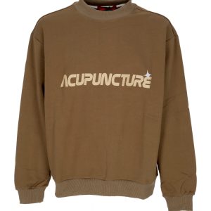 Lightweight Crewneck Man Shadow Bear Crewneck Khaki
