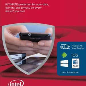 McAfee Livesafe 1 Year Key (Digital Download): 1 Device