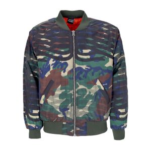 Men's Bomber Jacket Ribs Bomber Camo